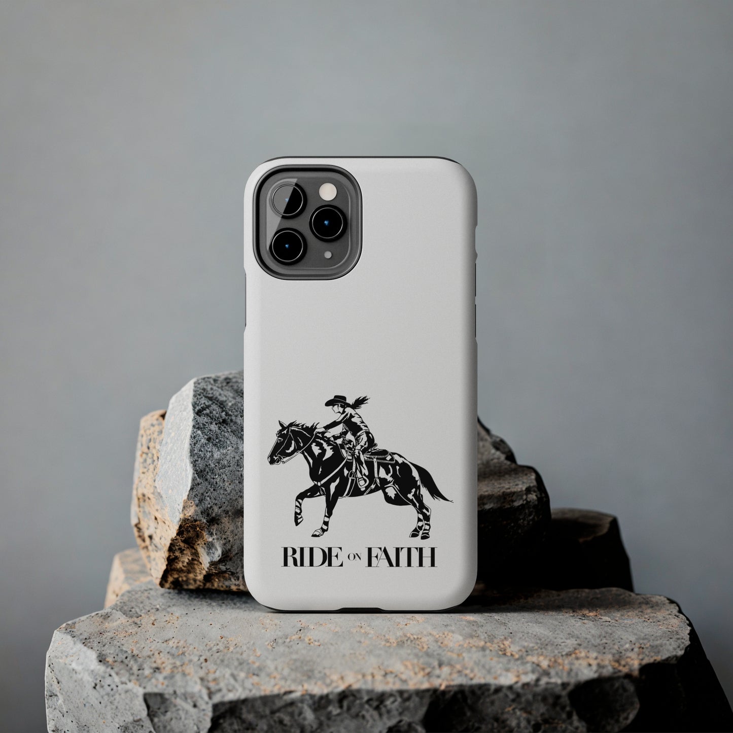 Ride on Faith iPhone Cases