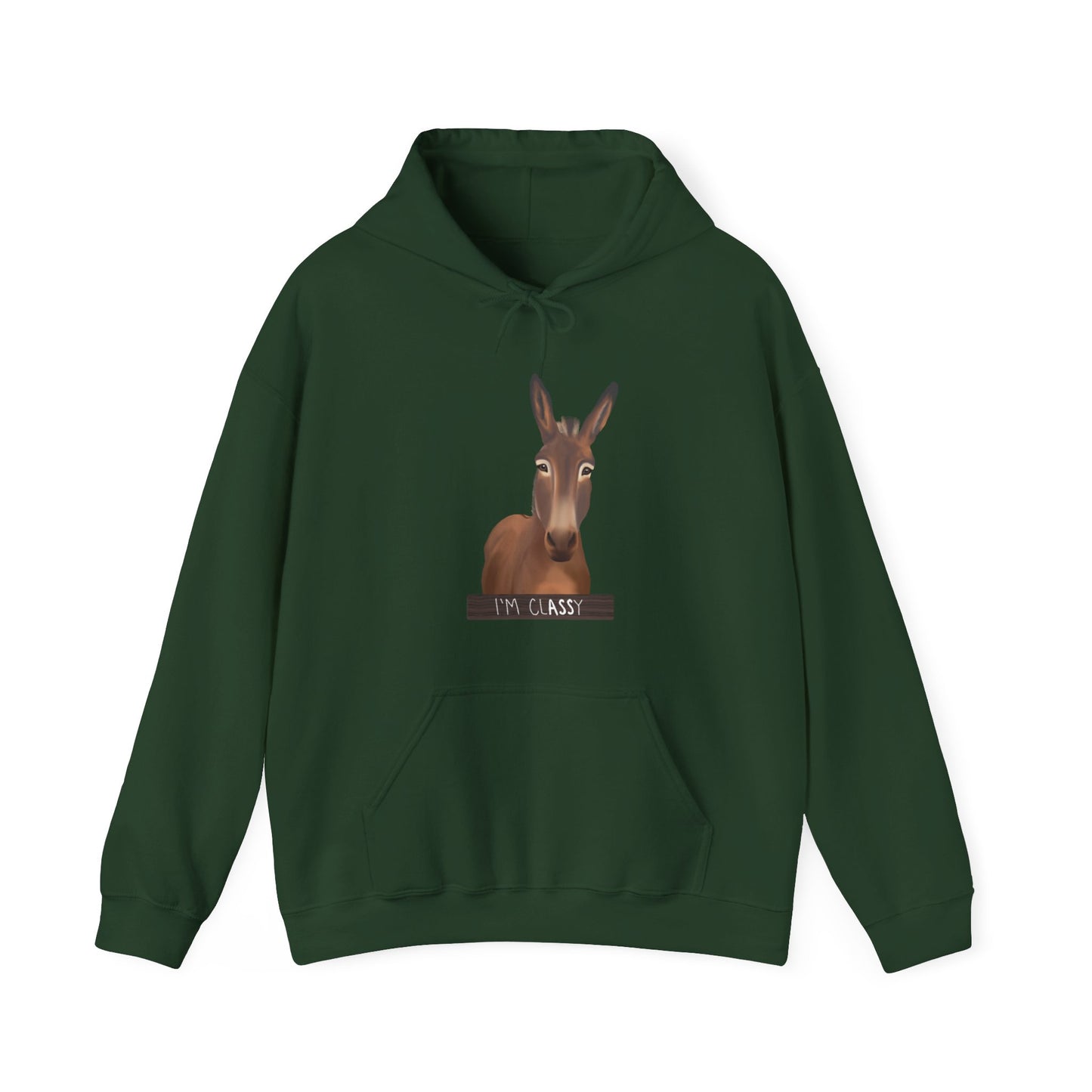 I'm Classy Unisex Hooded Sweatshirt