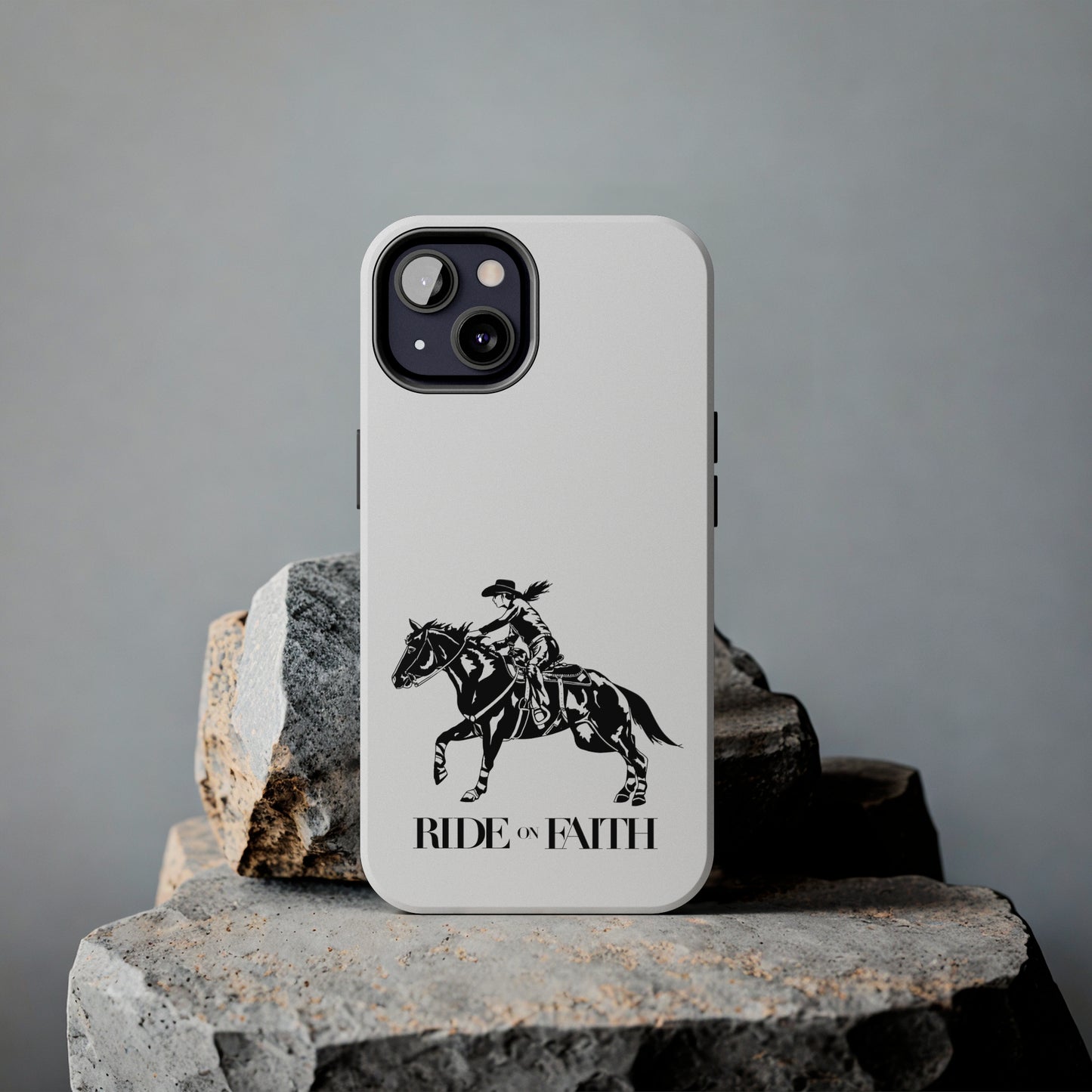 Ride on Faith iPhone Cases