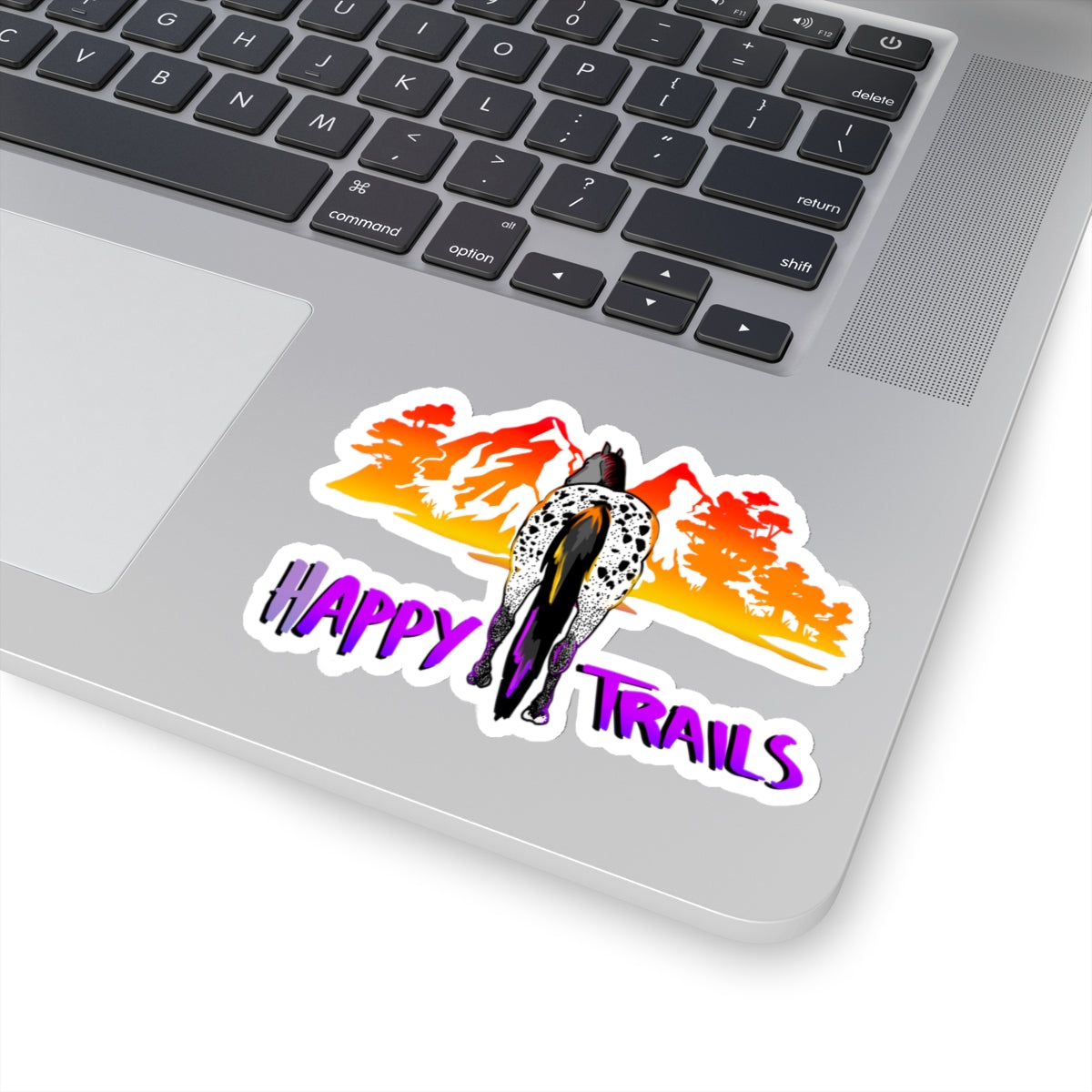 Happy Trails Tropical Stickers