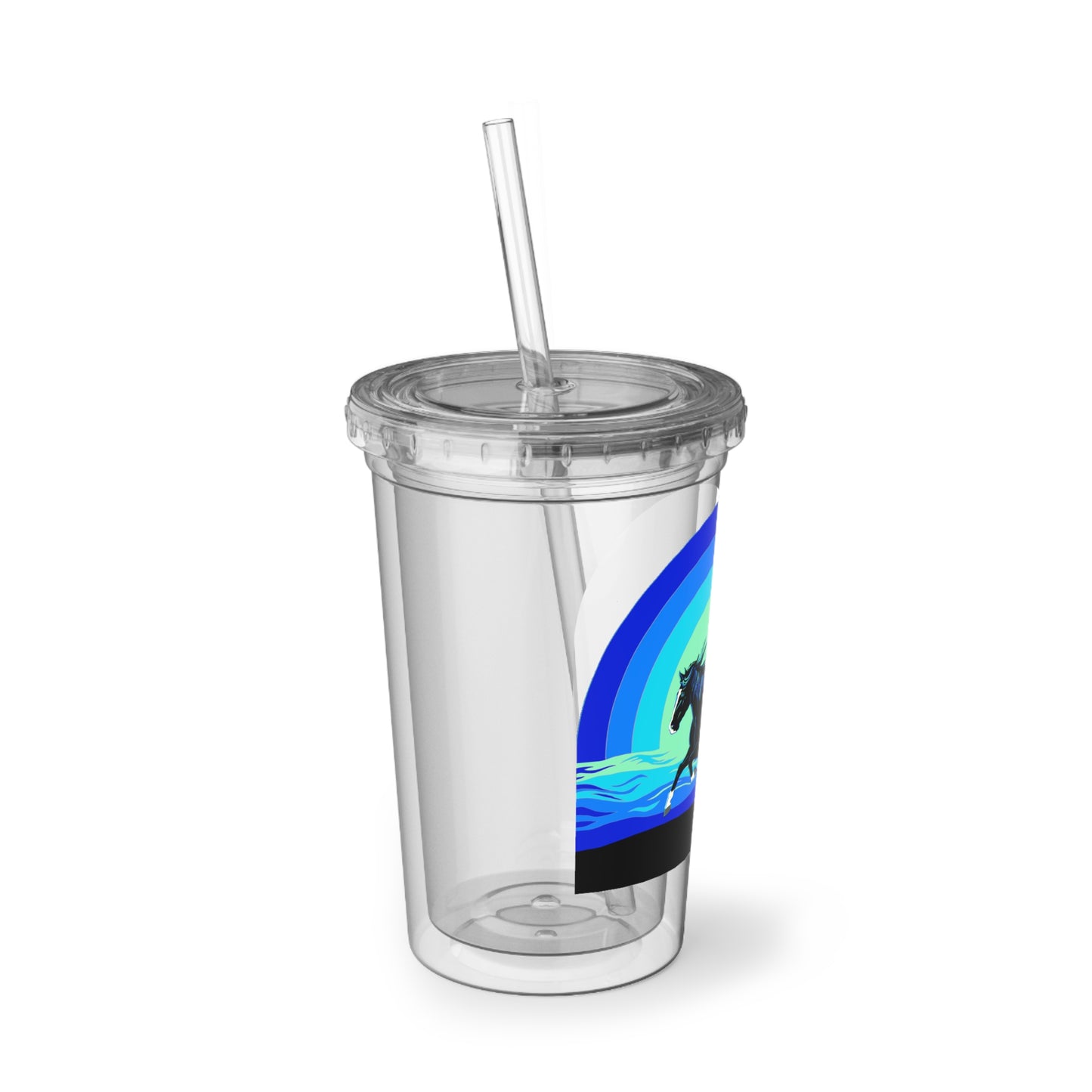 Ocean Blue Acrylic Travel Cup