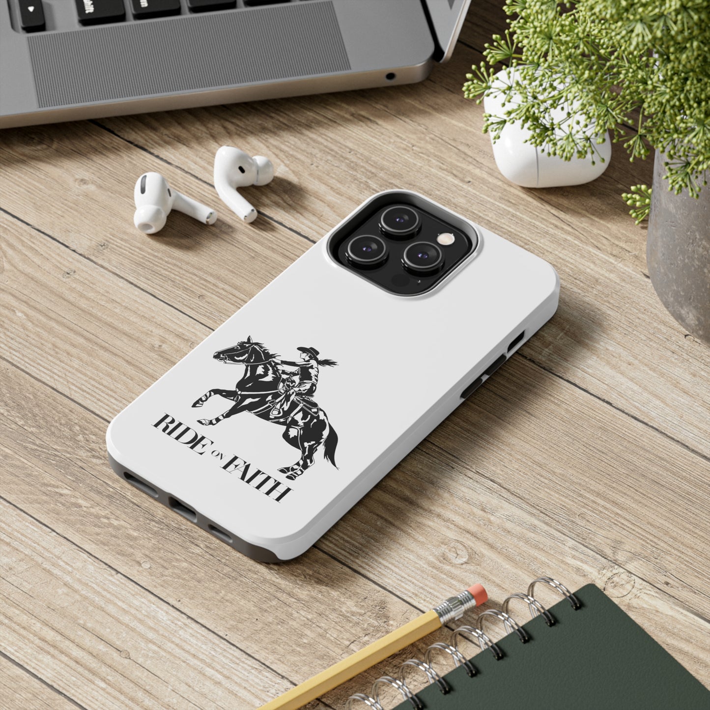 Ride on Faith iPhone Cases