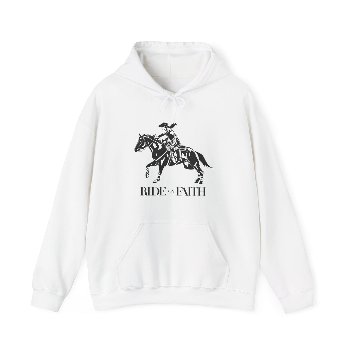 Ride on Faith Unisex Hooded Sweatshirt