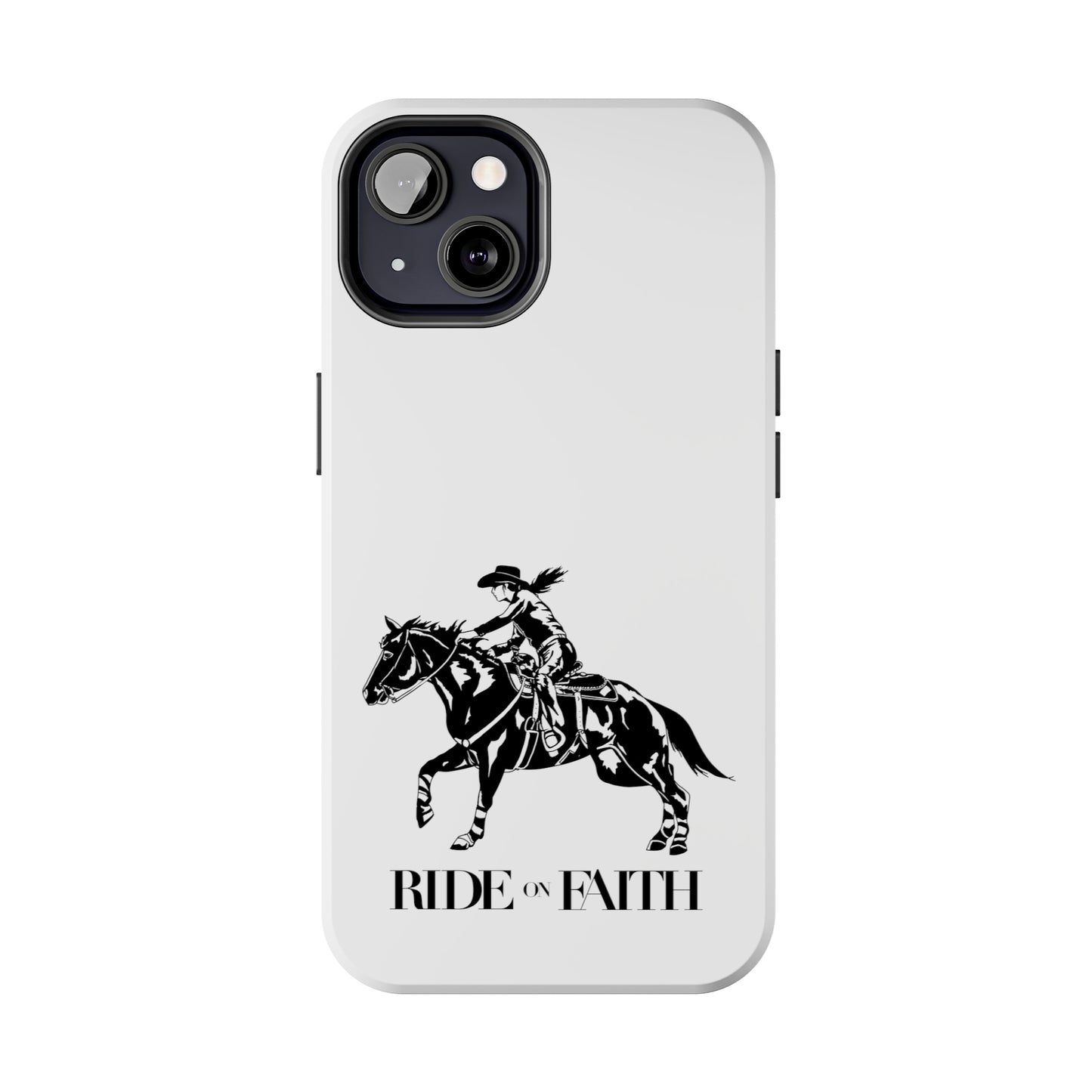 Ride on Faith iPhone Cases