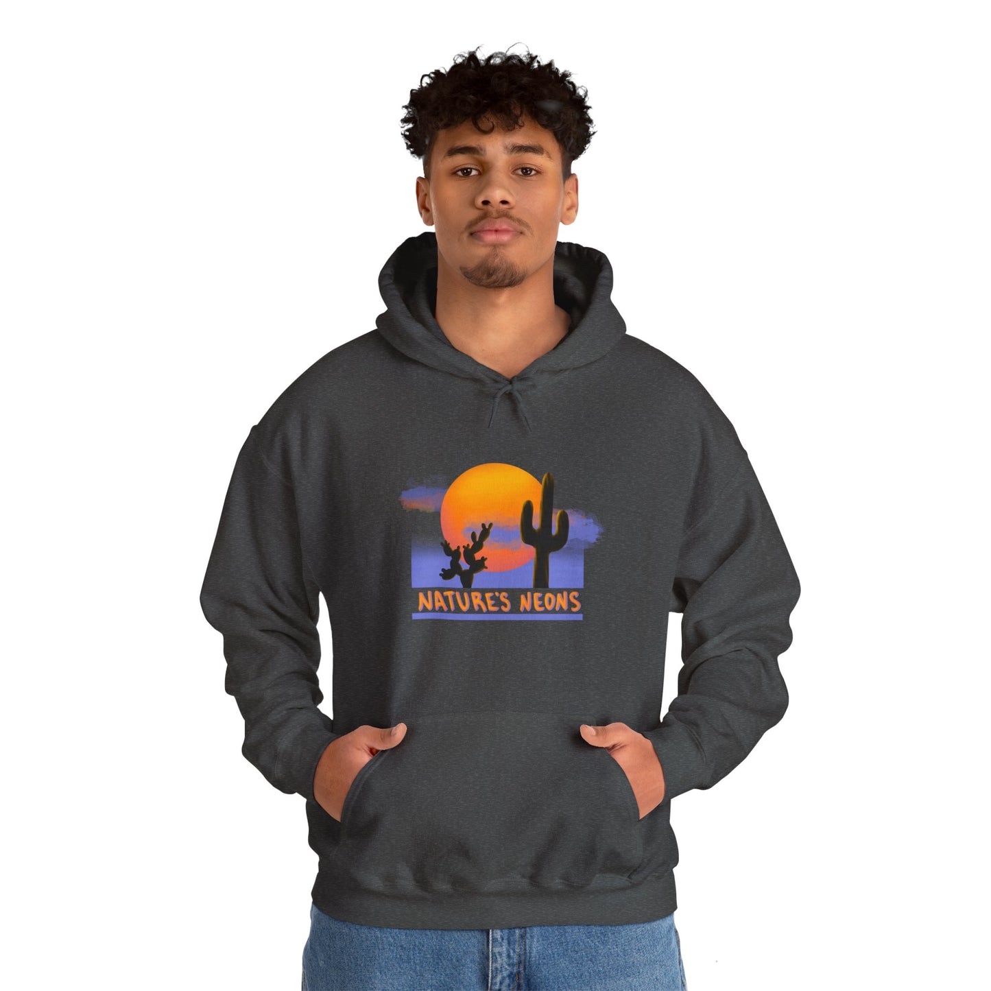 Nature's Neons Unisex Hooded Sweatshirt