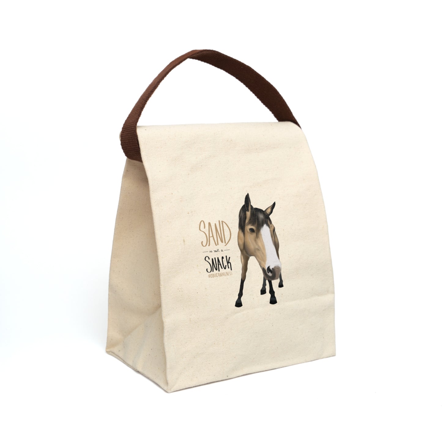 Colic Awareness Canvas Lunch Bag With Strap