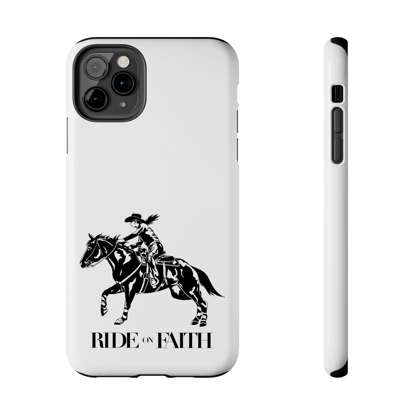 Ride on Faith iPhone Cases