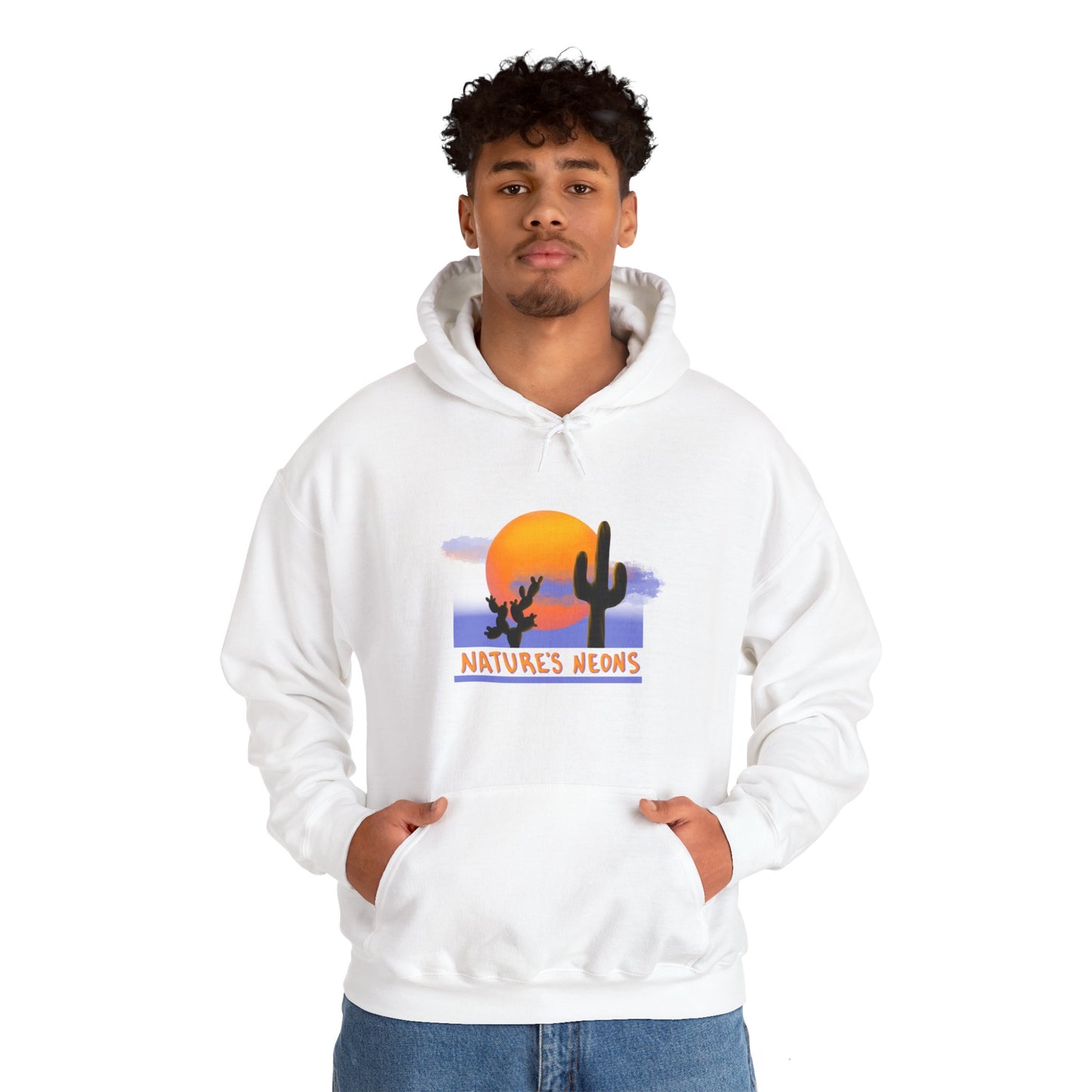 Nature's Neons Unisex Hooded Sweatshirt