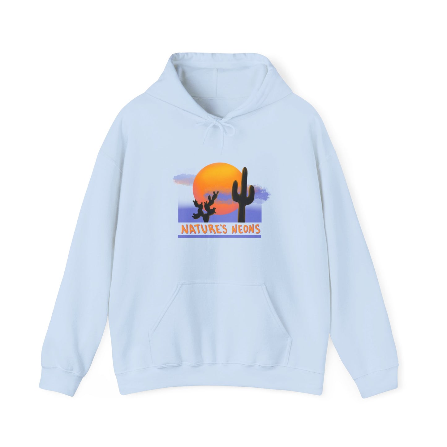 Nature's Neons Unisex Hooded Sweatshirt