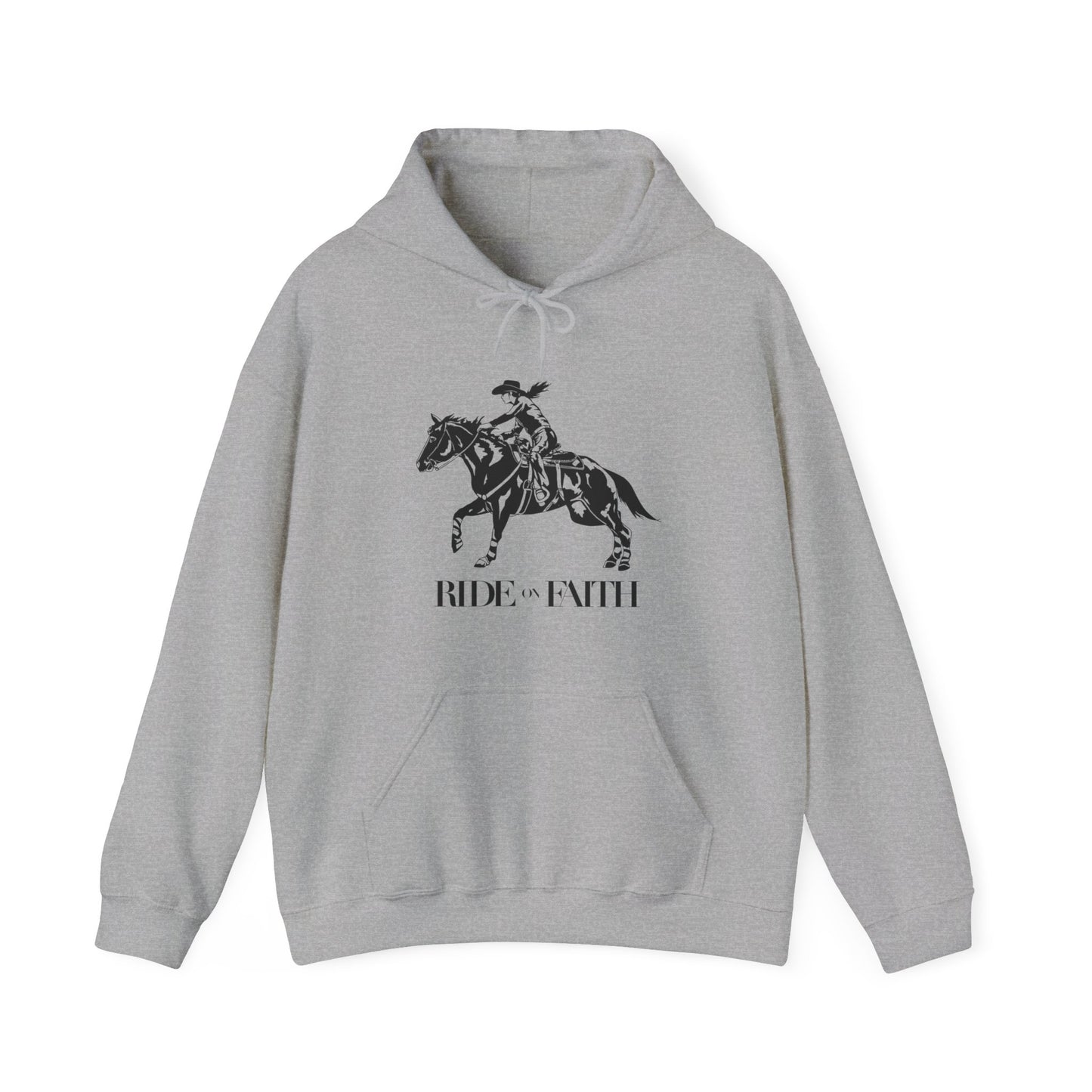 Ride on Faith Unisex Hooded Sweatshirt