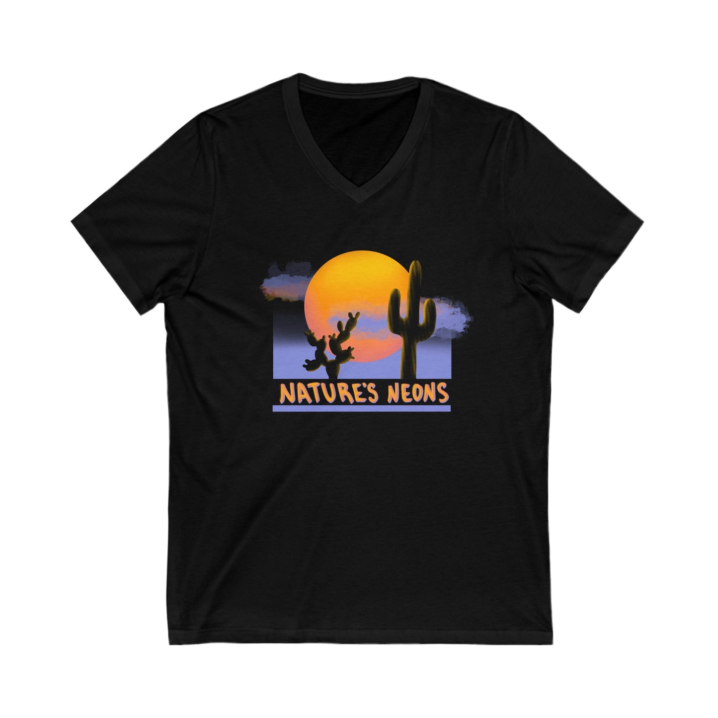 Nature's Neons Unisex V-Neck Tee