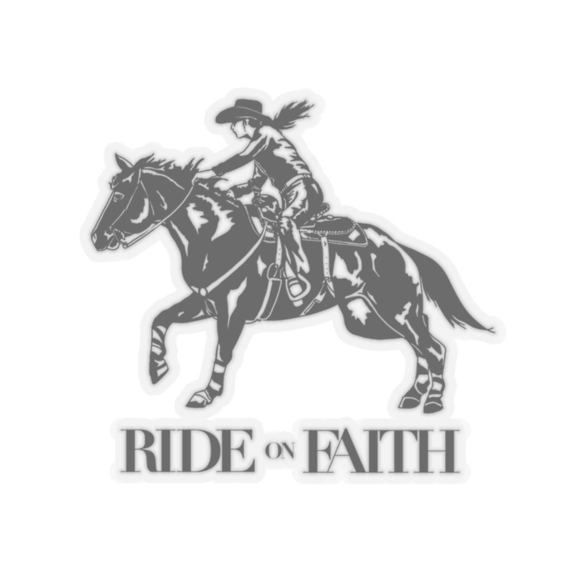 Ride on Faith Stickers