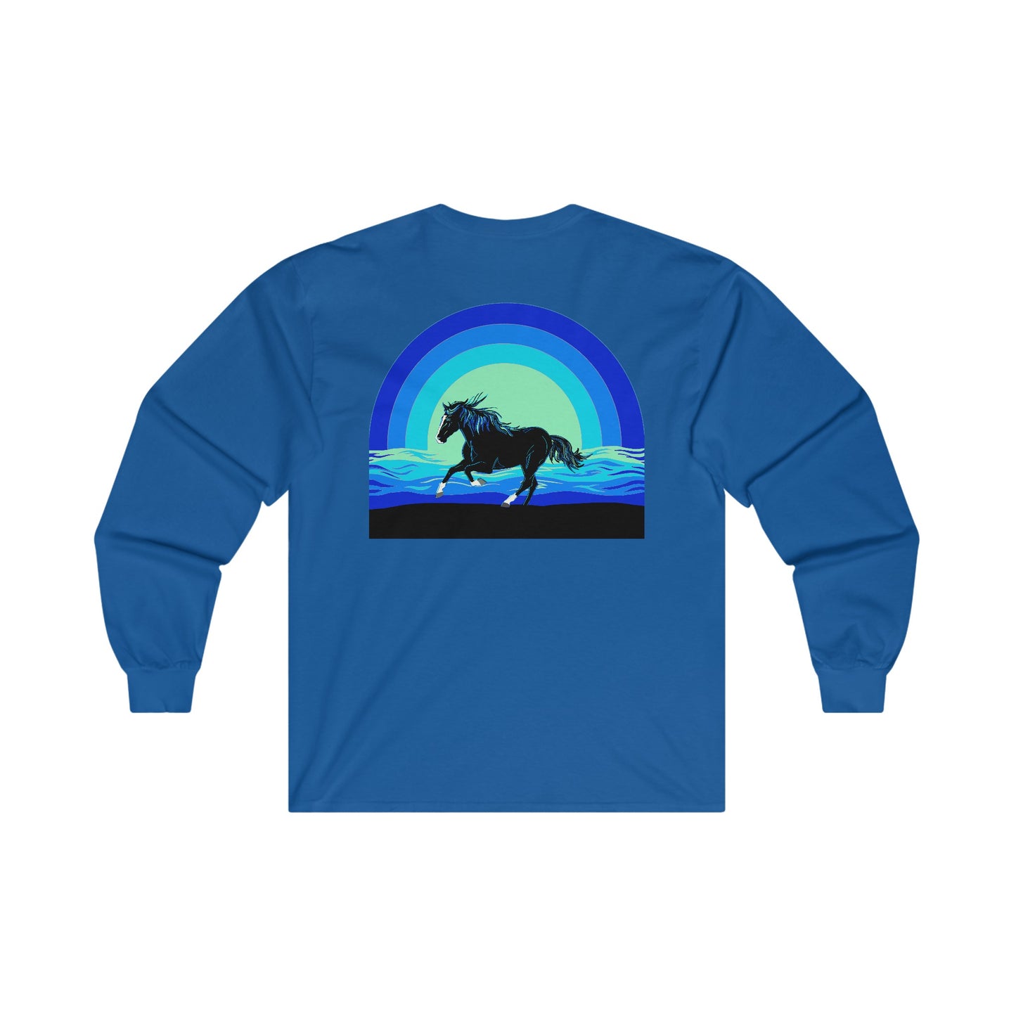 Ocean Blue Long Sleeve Tee