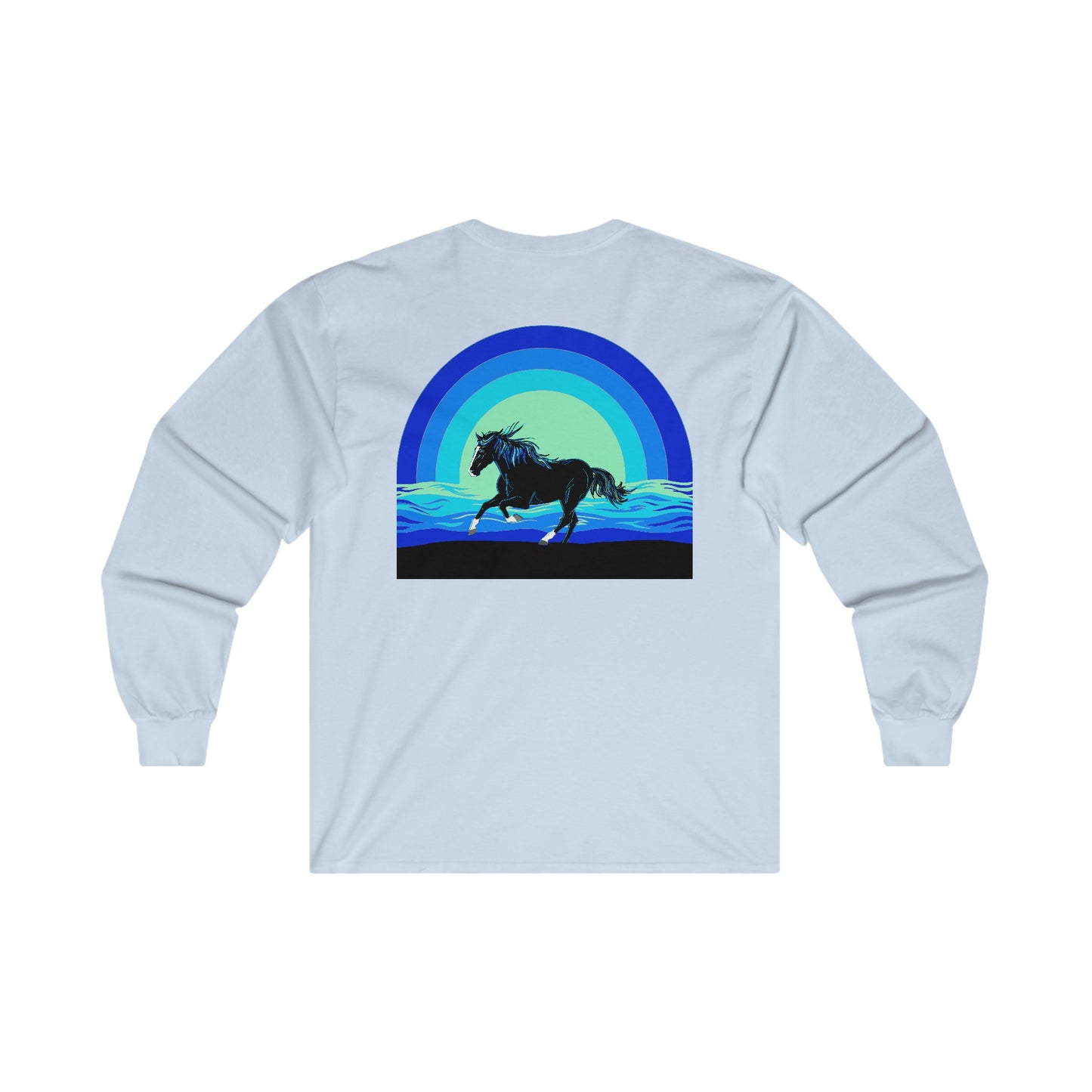 Ocean Blue Long Sleeve Tee