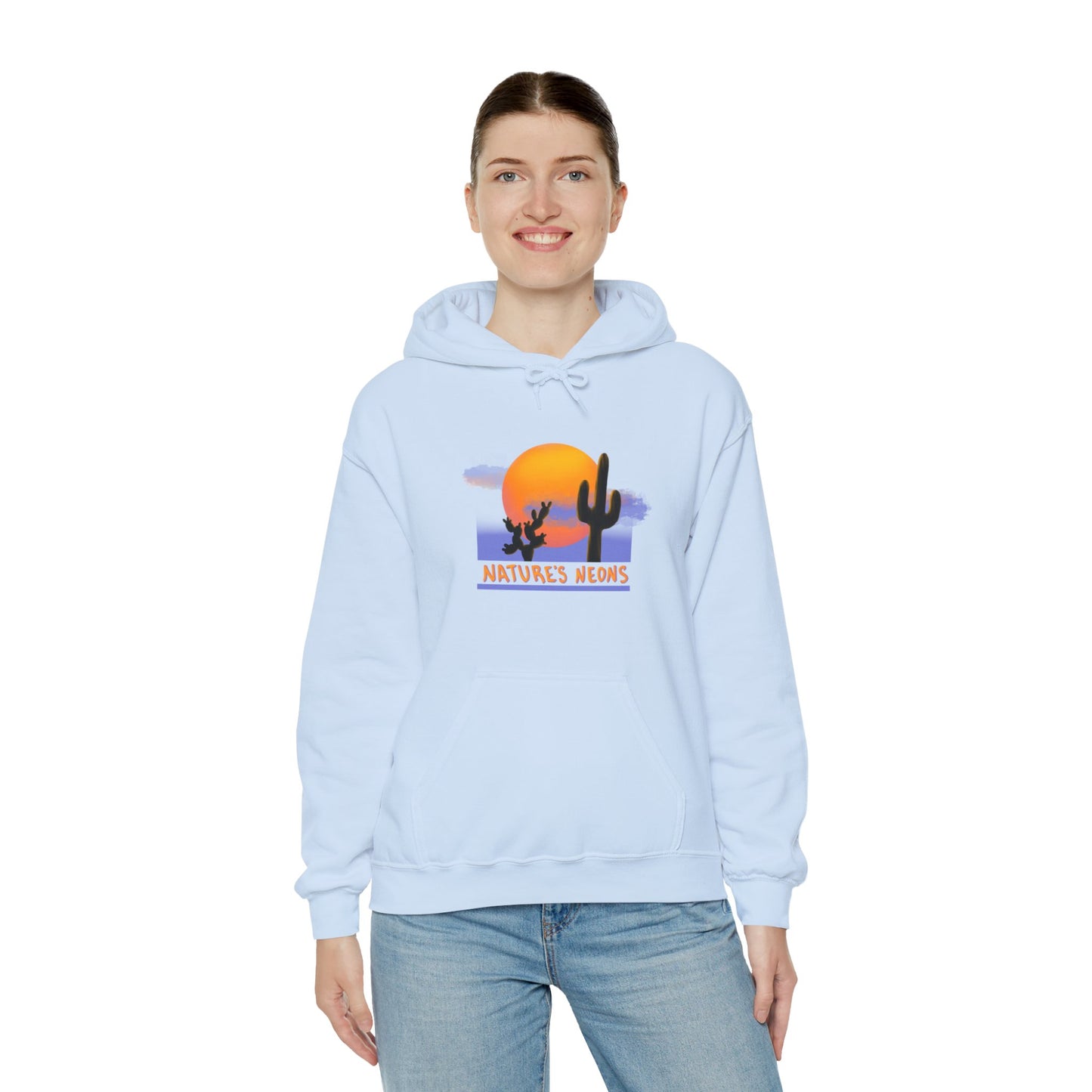 Nature's Neons Unisex Hooded Sweatshirt