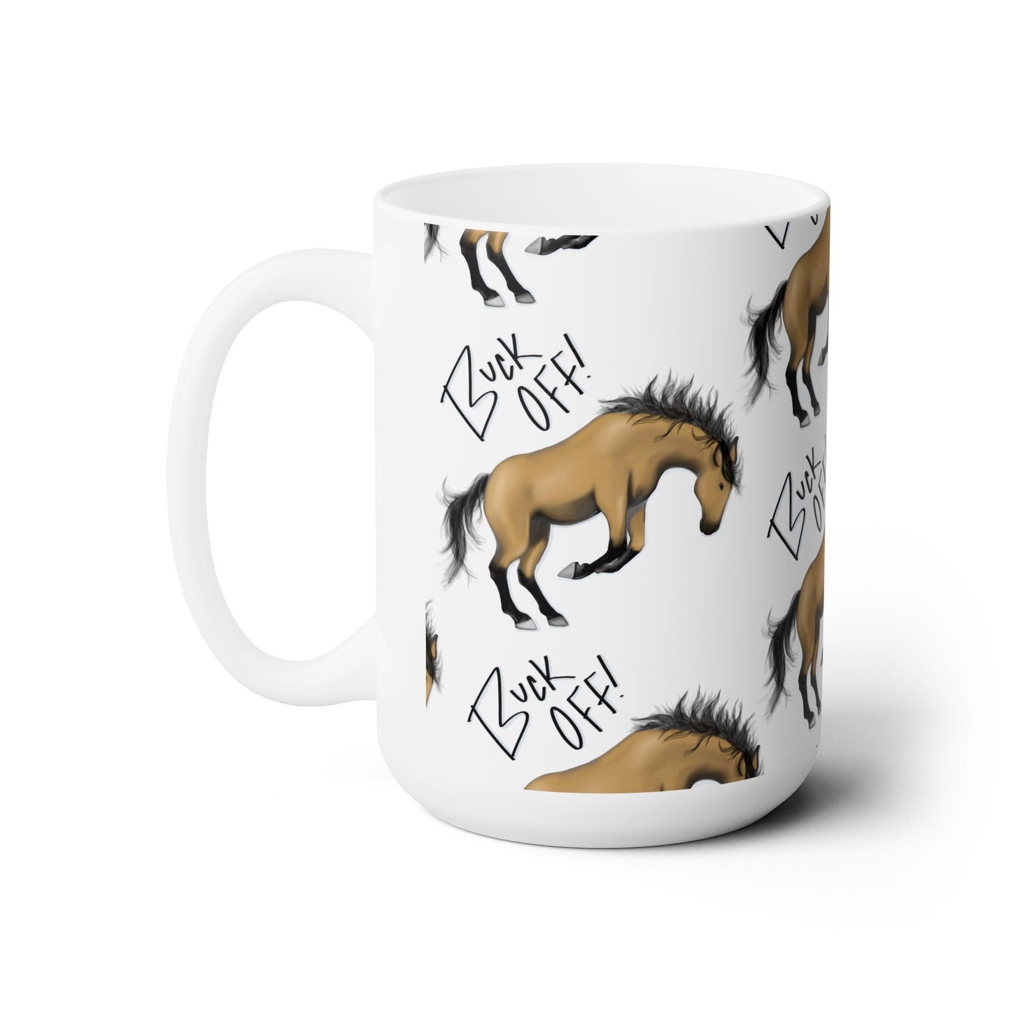 Buck Off Ceramic Mug