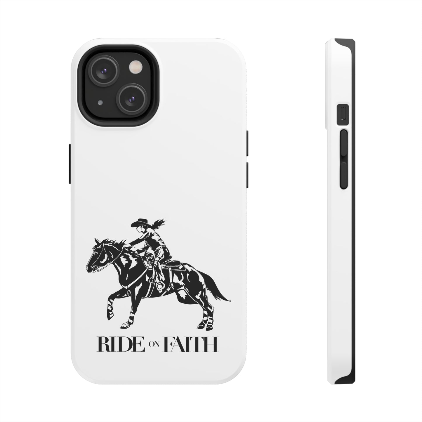 Ride on Faith iPhone Cases