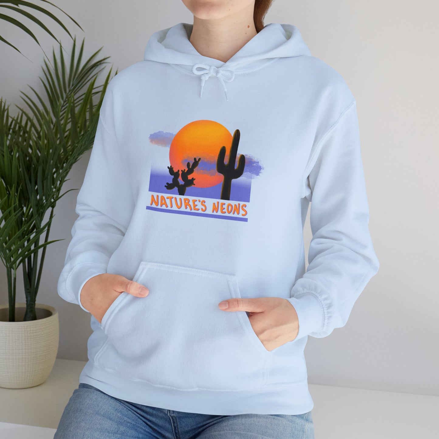 Nature's Neons Unisex Hooded Sweatshirt