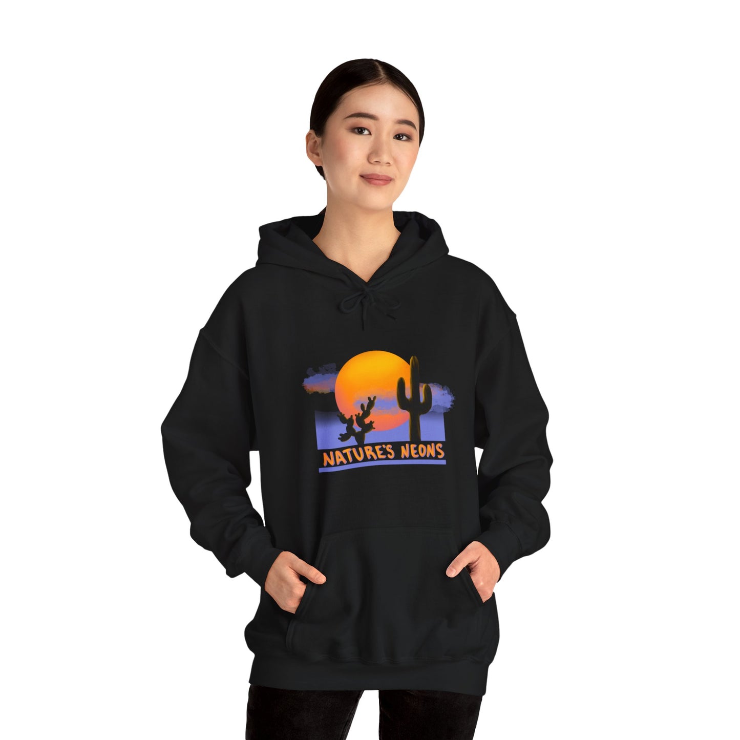 Nature's Neons Unisex Hooded Sweatshirt