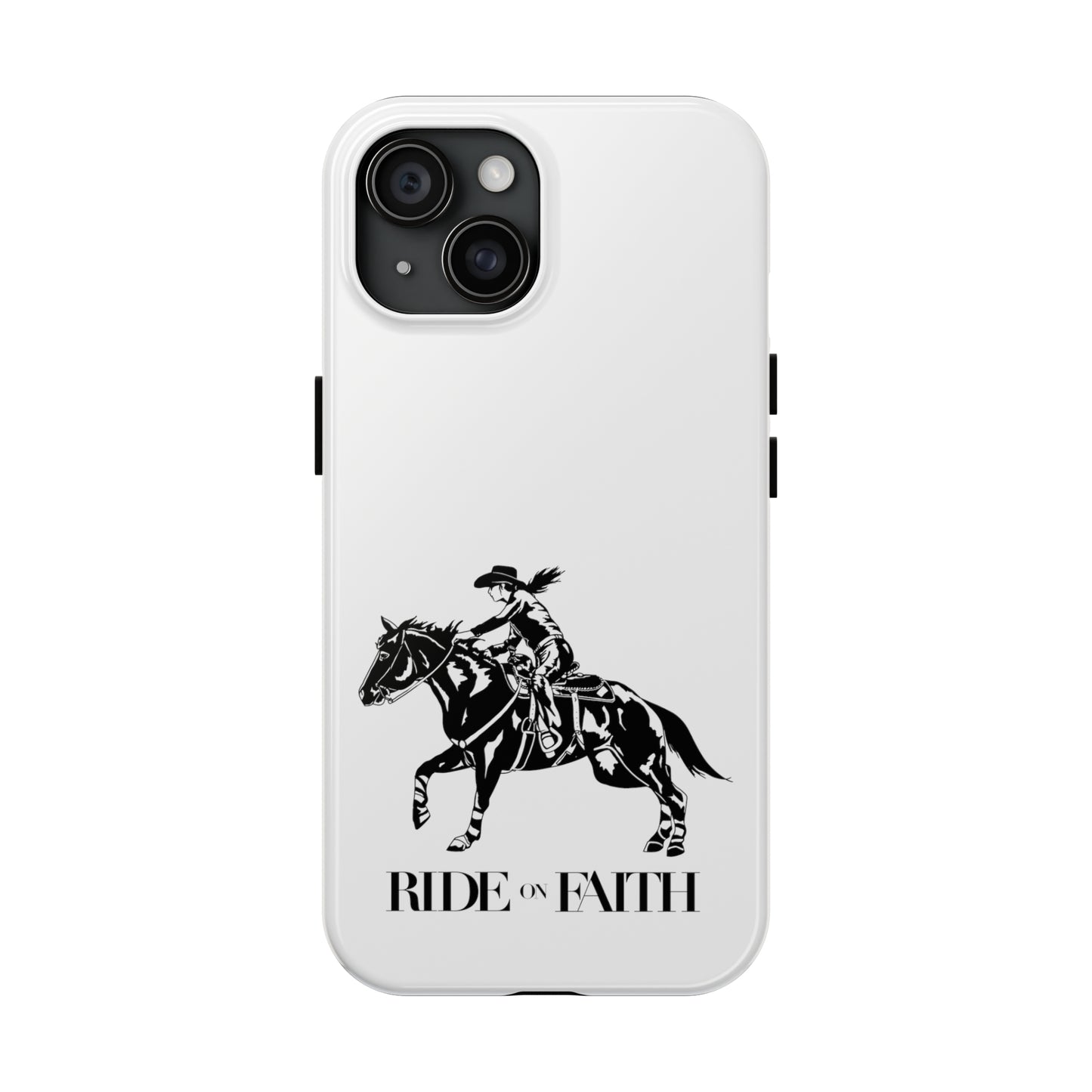 Ride on Faith iPhone Cases