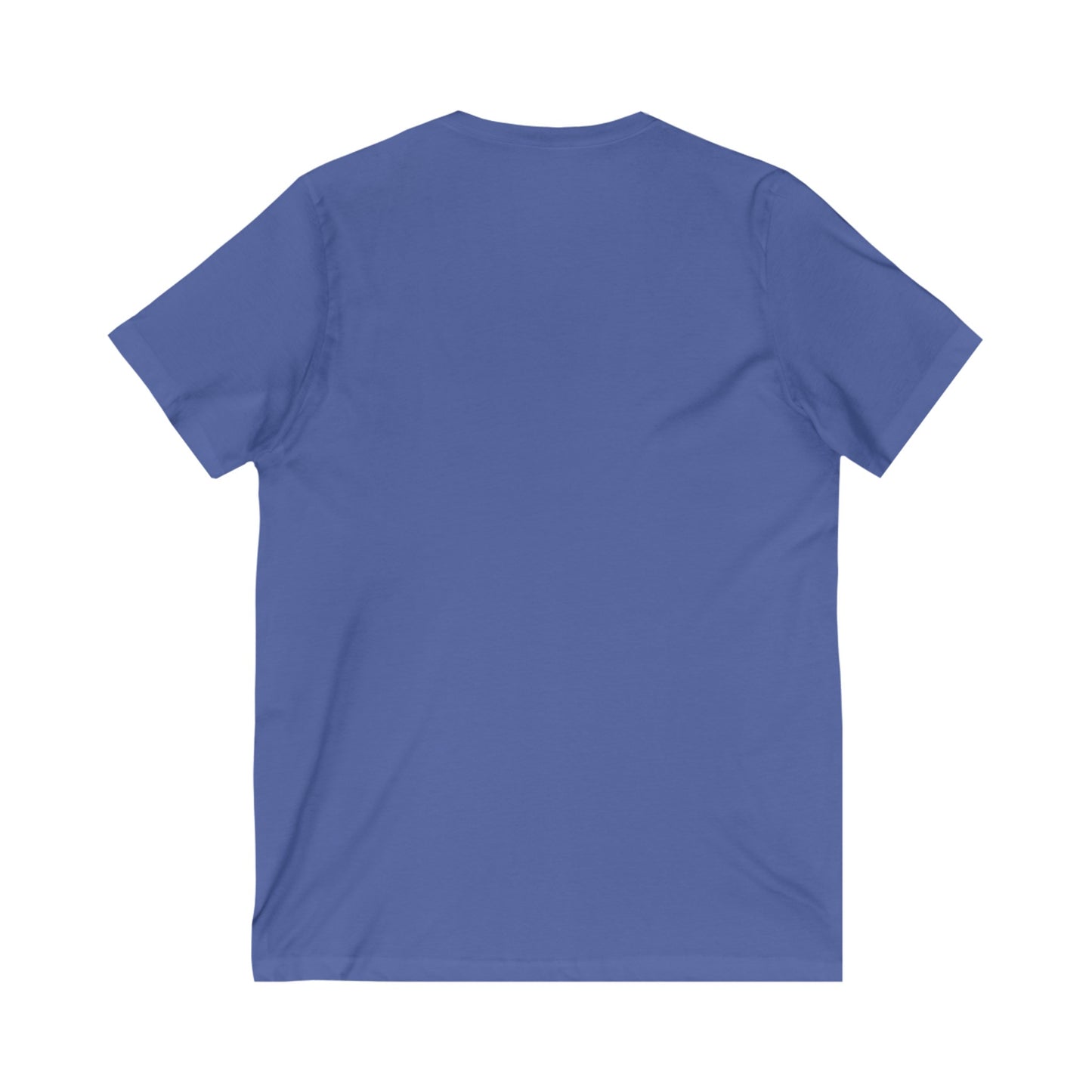 Ocean Blue Unisex Short Sleeve V-Neck Tee