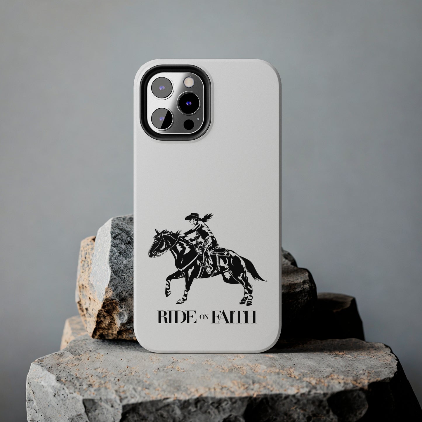 Ride on Faith iPhone Cases