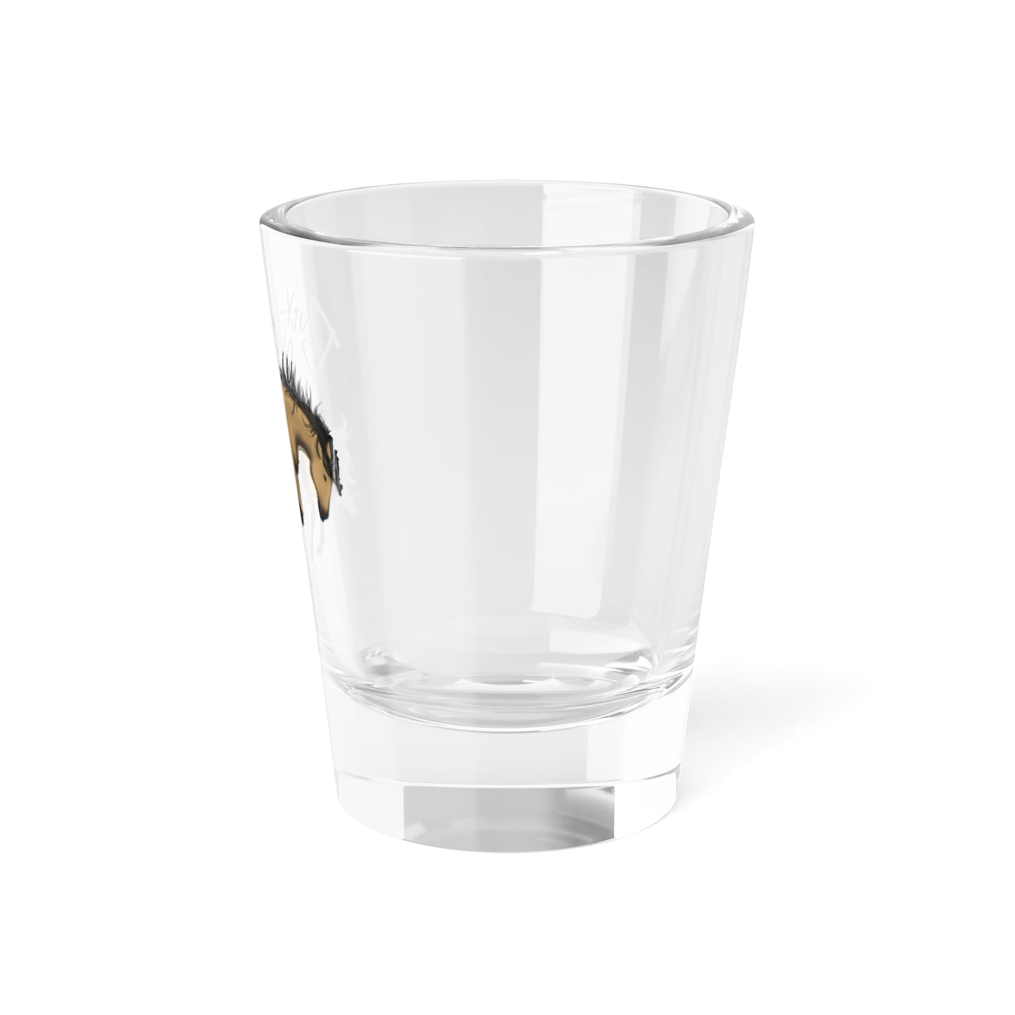 Buck Off Shot Glass