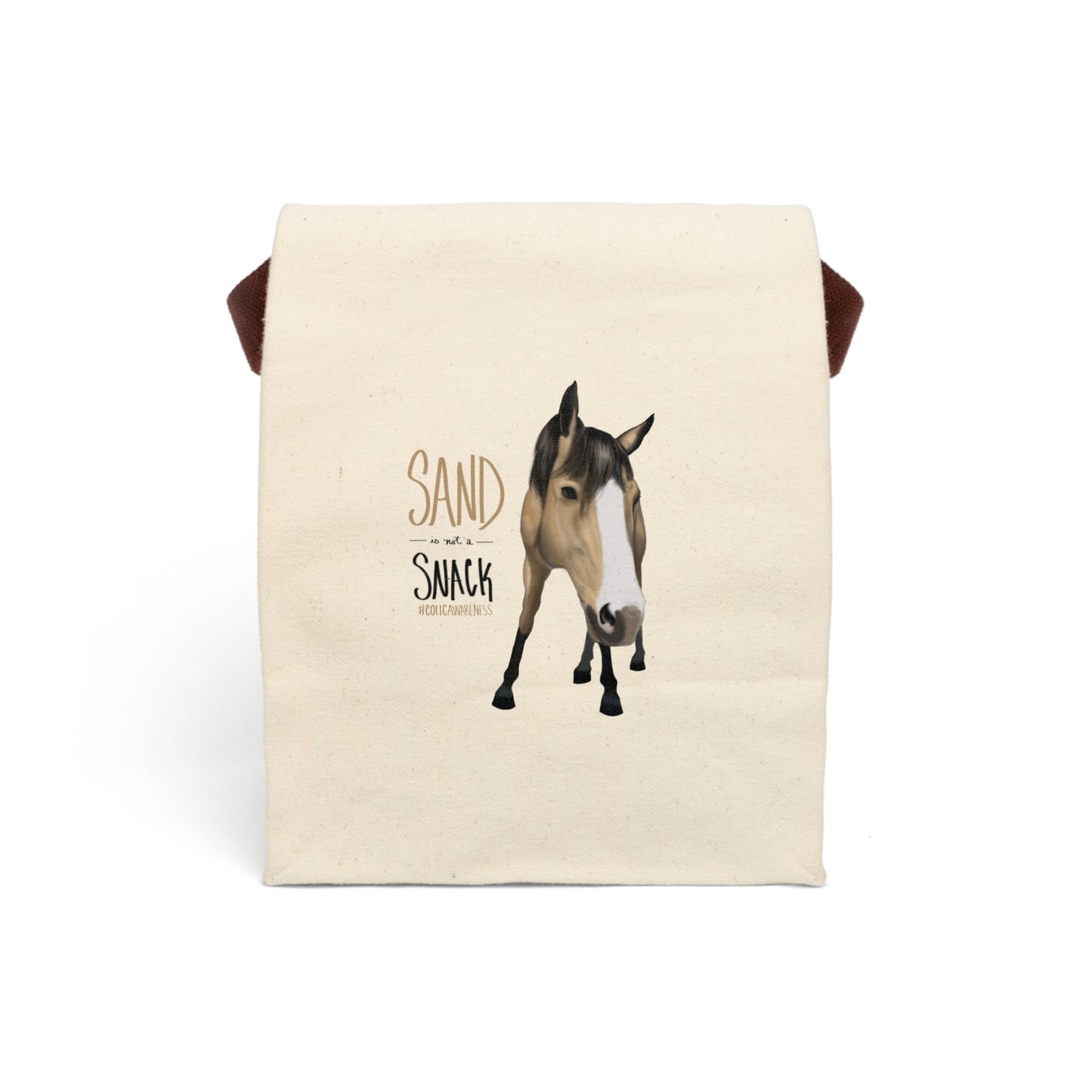 Colic Awareness Canvas Lunch Bag With Strap