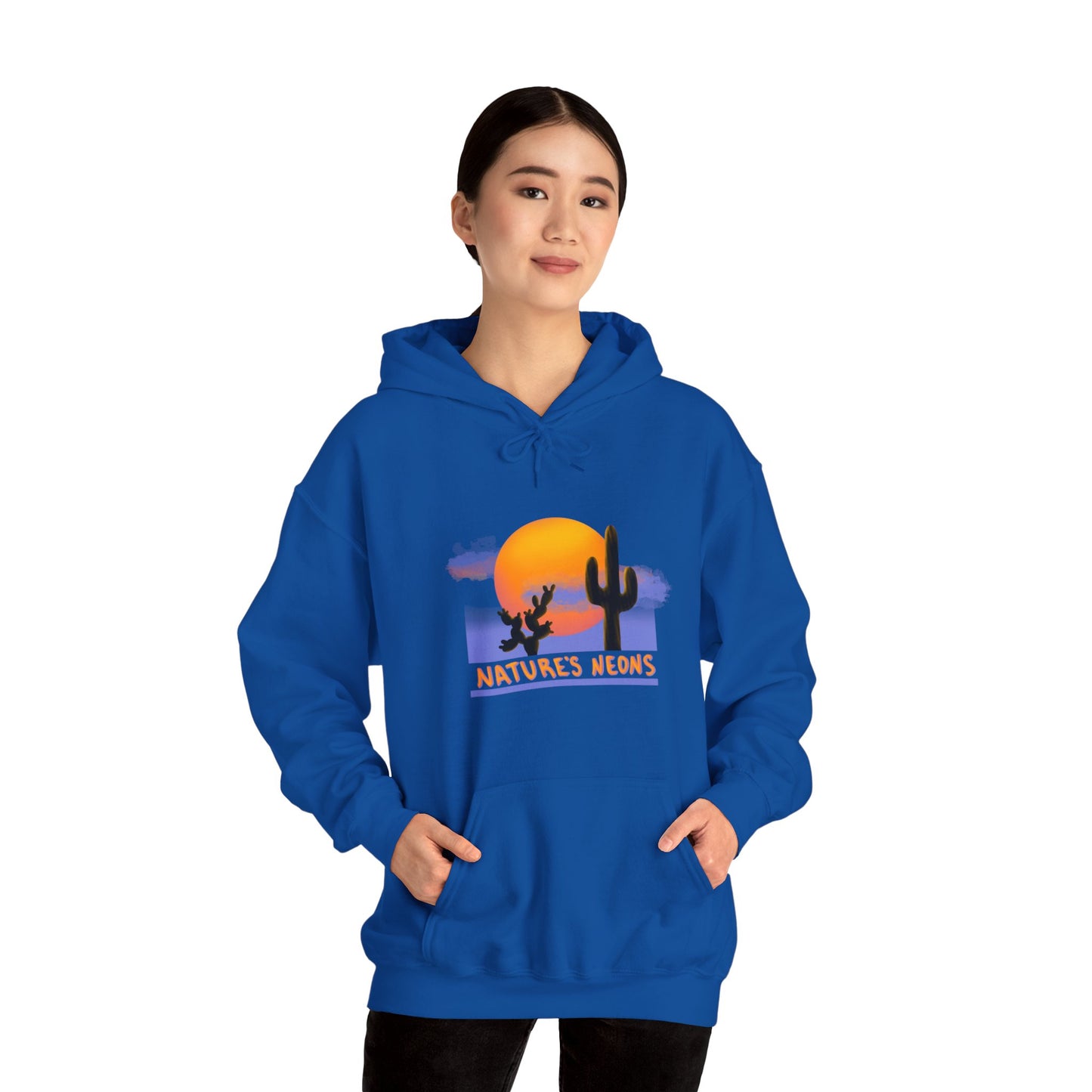 Nature's Neons Unisex Hooded Sweatshirt