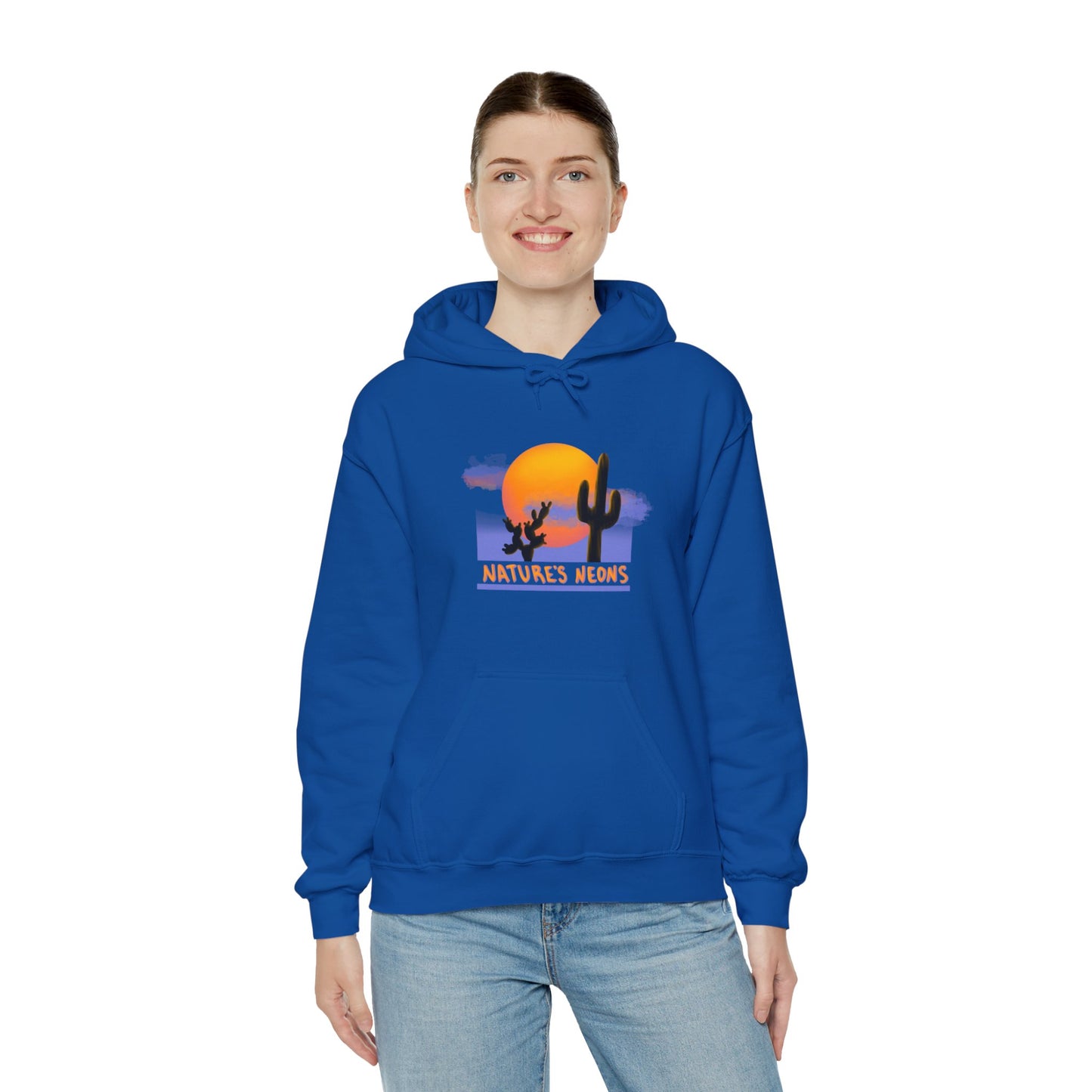 Nature's Neons Unisex Hooded Sweatshirt