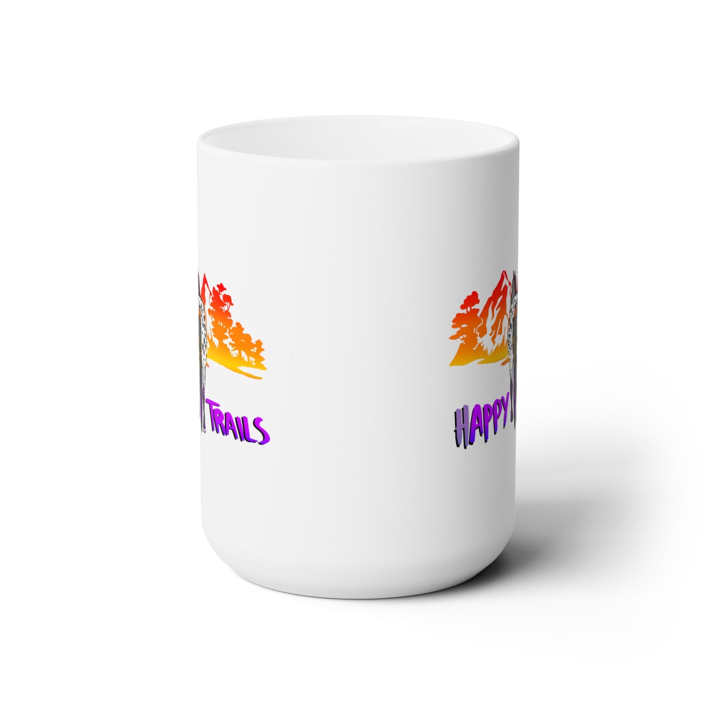 Happy Trails Tropical Ceramic Mug