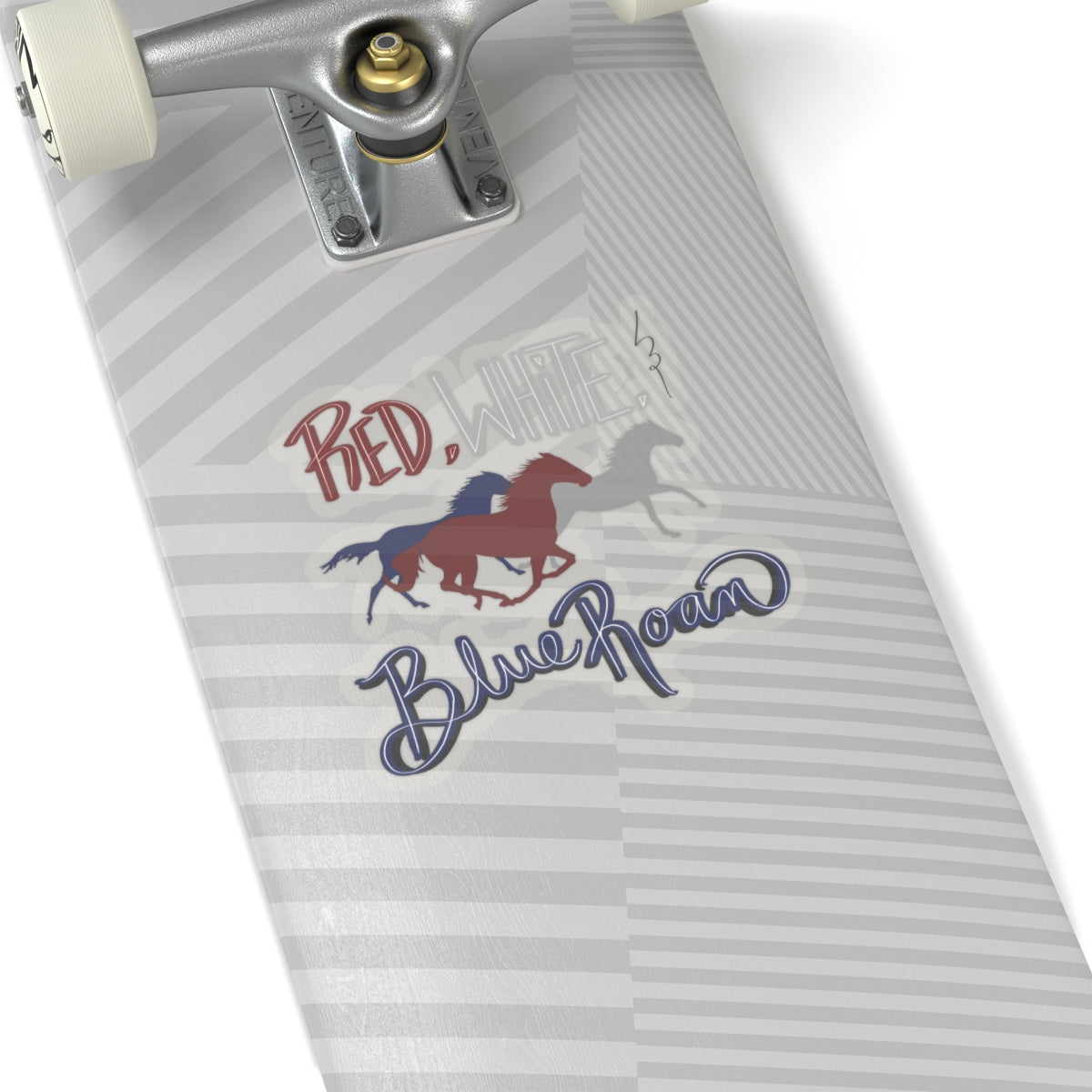 Red, White and Blue Roan Stickers