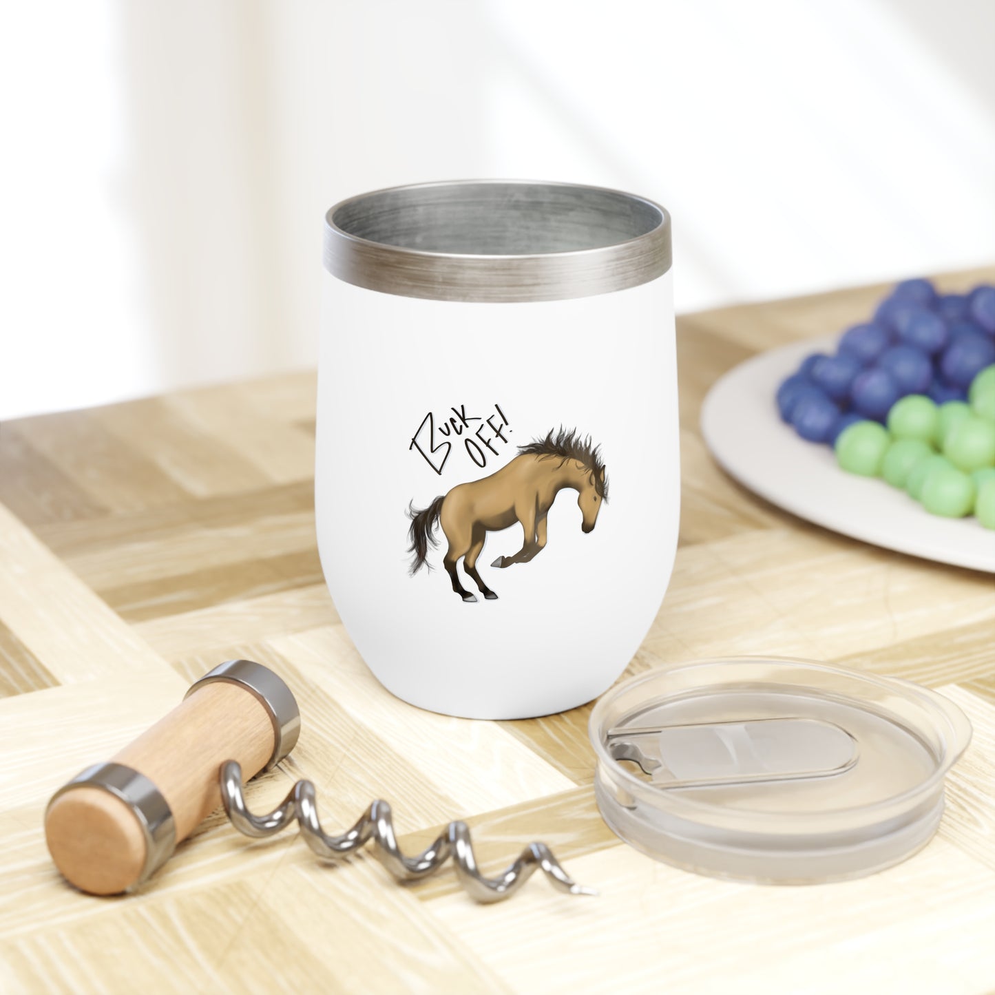 Buck Off Chill Wine Tumbler