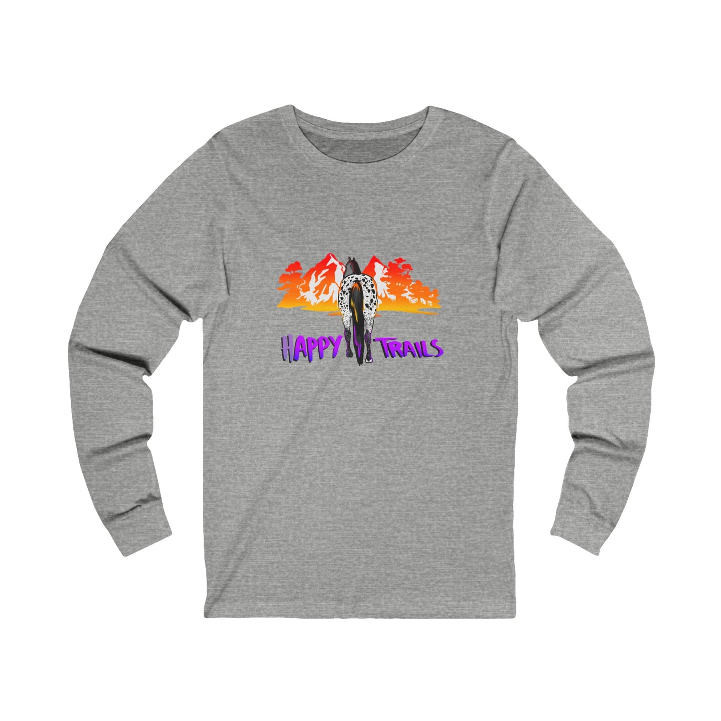 Happy Trails Tropical Unisex Long Sleeve Tee