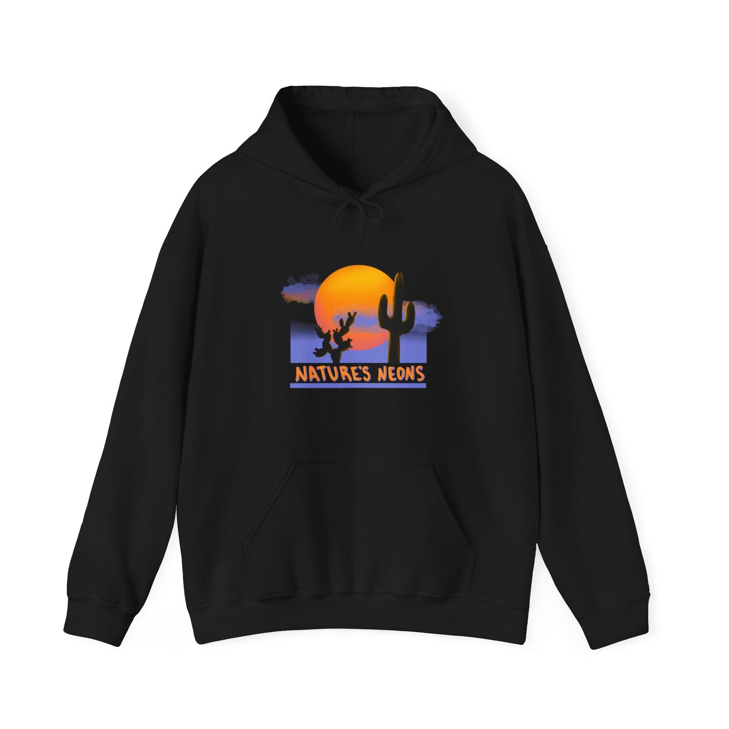 Nature's Neons Unisex Hooded Sweatshirt