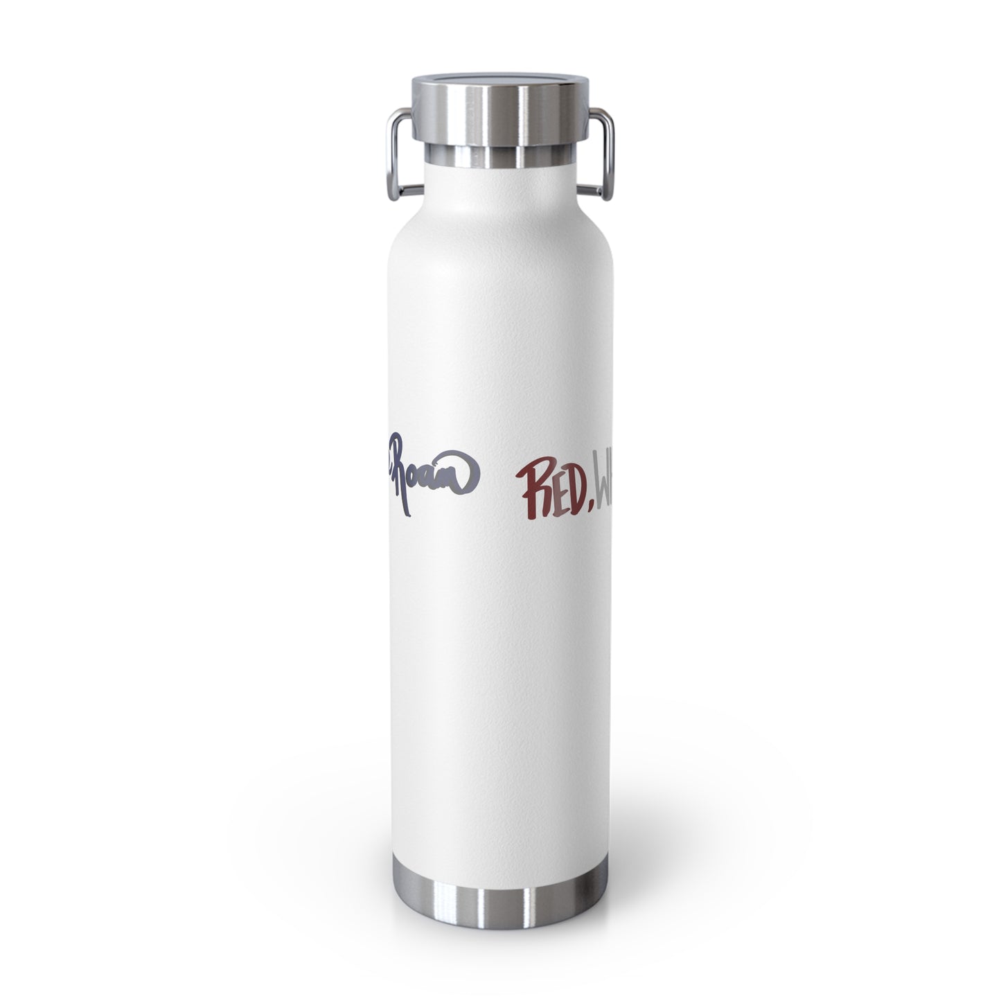 Red White &  Blue Roan Copper Vacuum Insulated Bottle