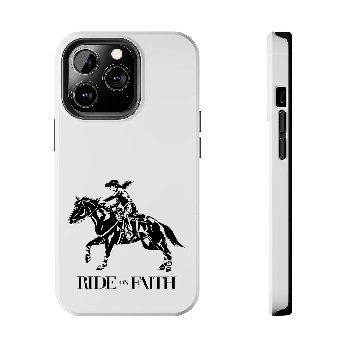 Ride on Faith iPhone Cases