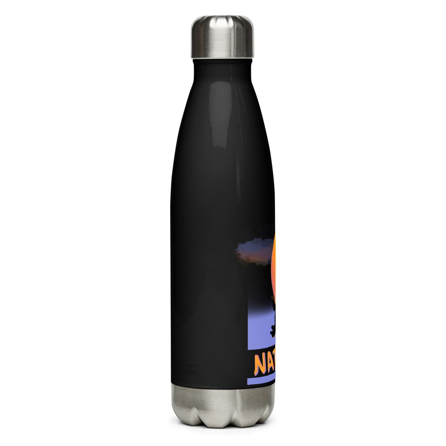 Nature's Neons Stainless Steel Water Bottle