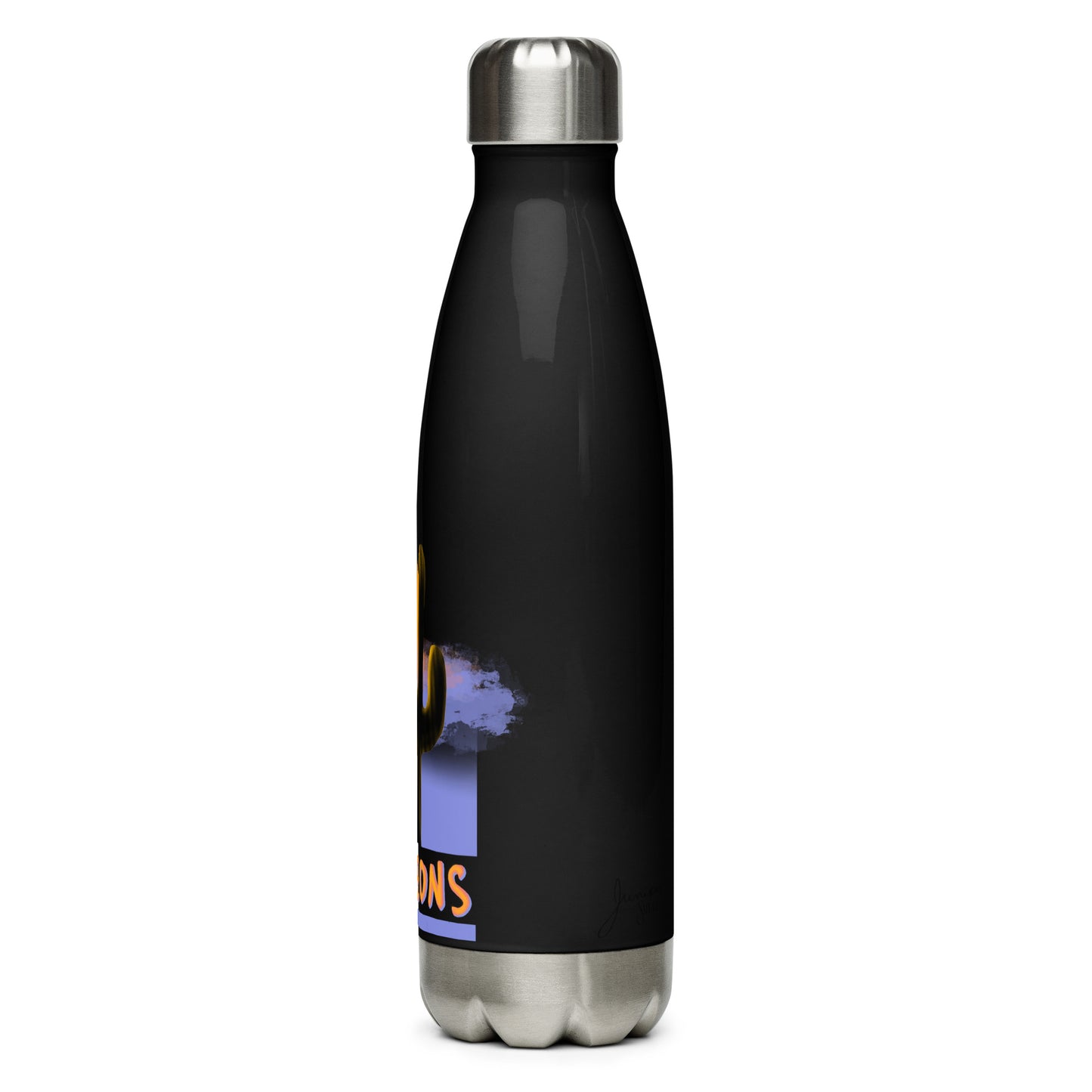 Nature's Neons Stainless Steel Water Bottle