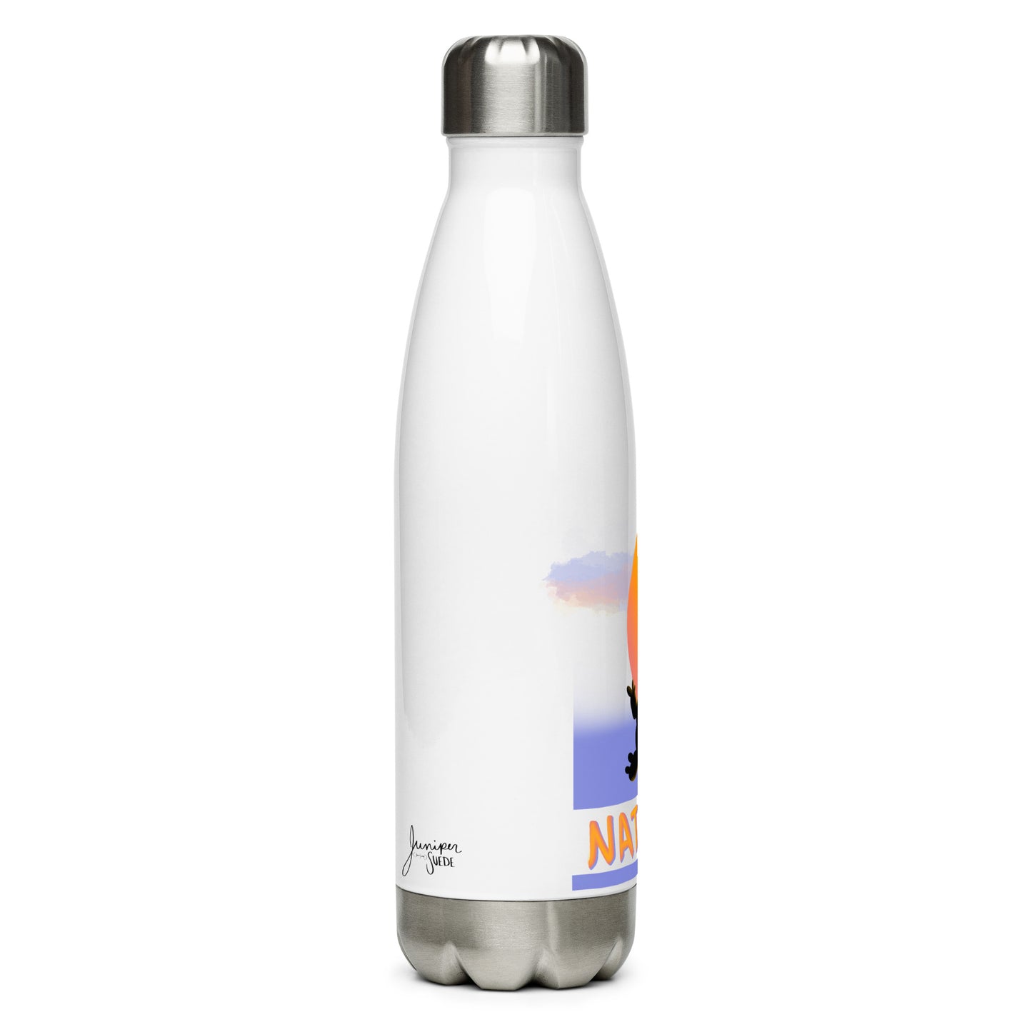 Nature's Neons Stainless Steel Water Bottle